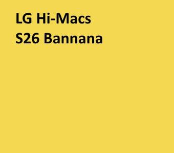 Акриловый камень LG Hi-Macs S26 Bannana